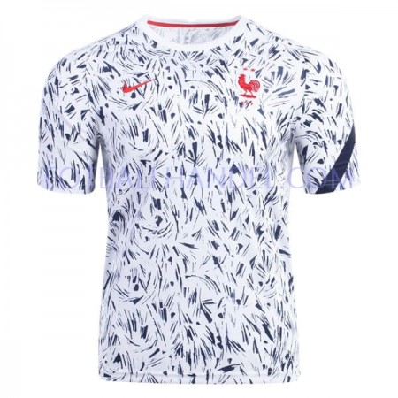 Herre Frankrike Trenings skjorter 2020-21 Kortermet M001